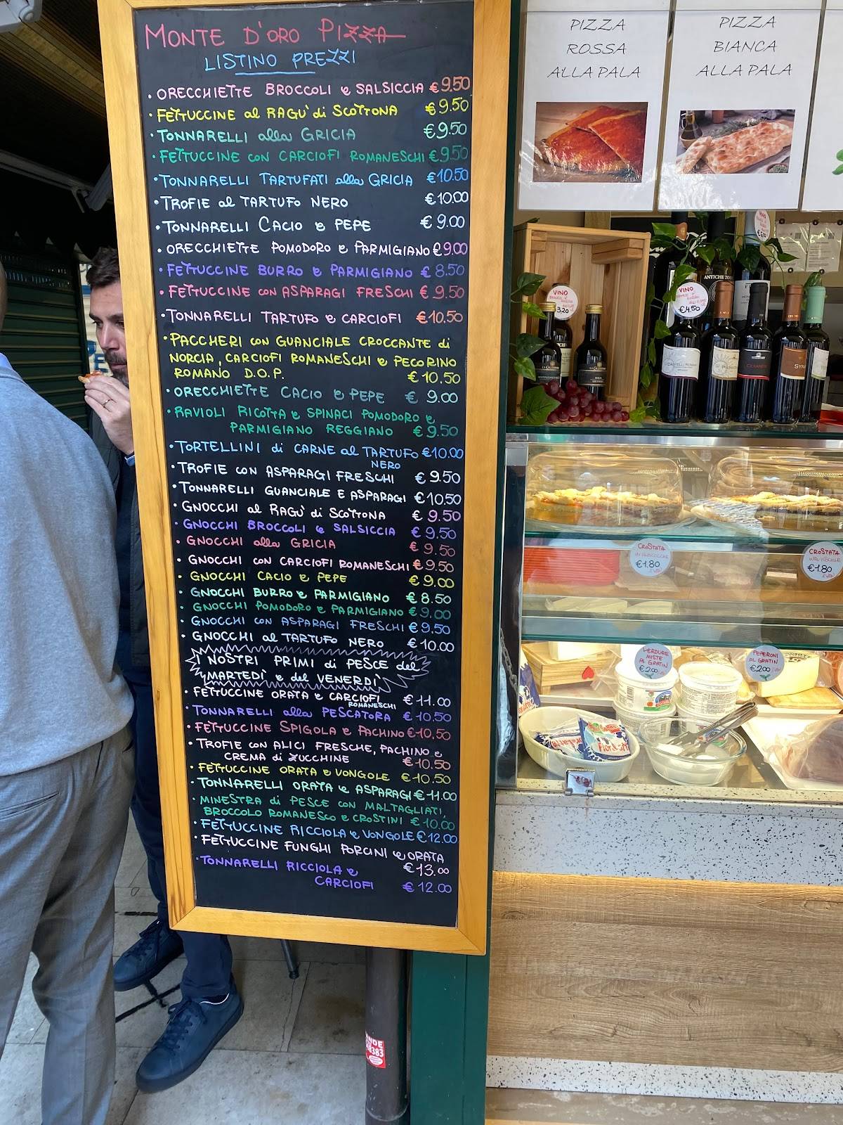 Monte D'oro Pizza меню