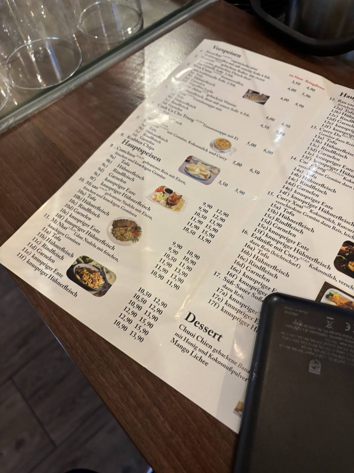 NEM VIET меню