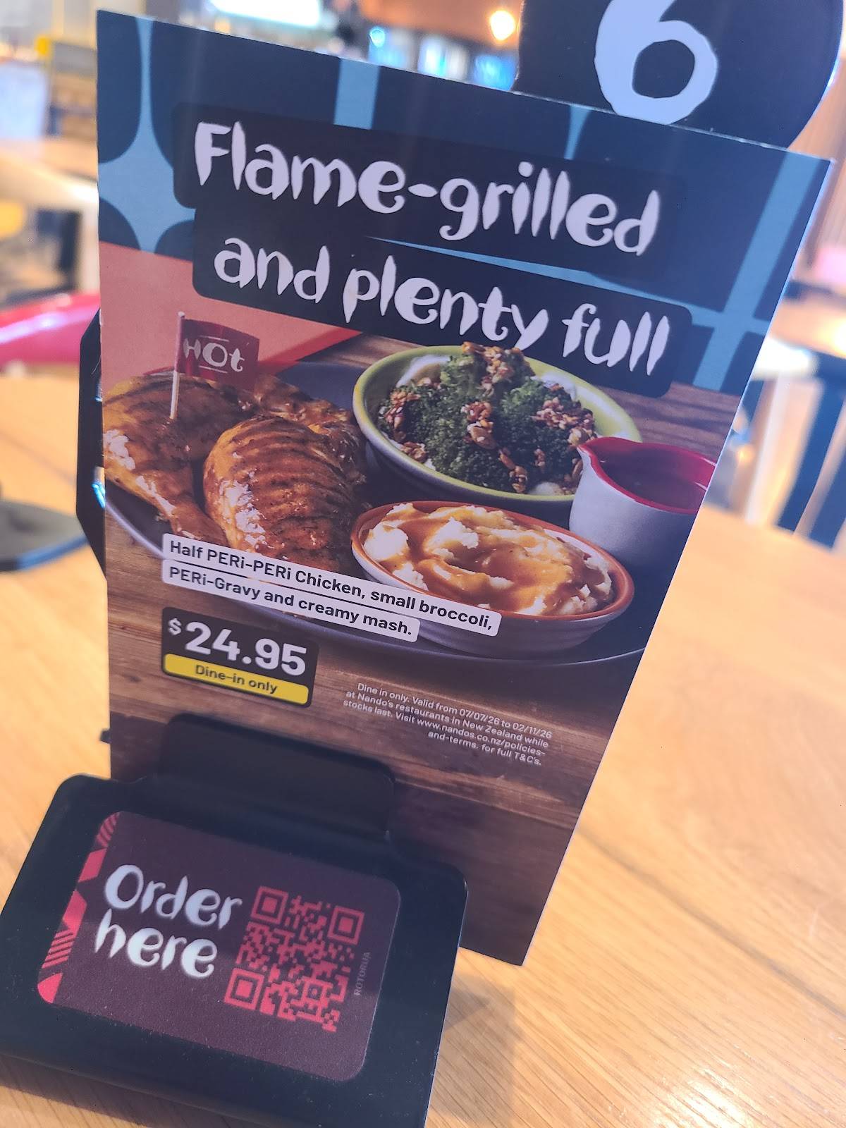 Nando's Rotorua меню