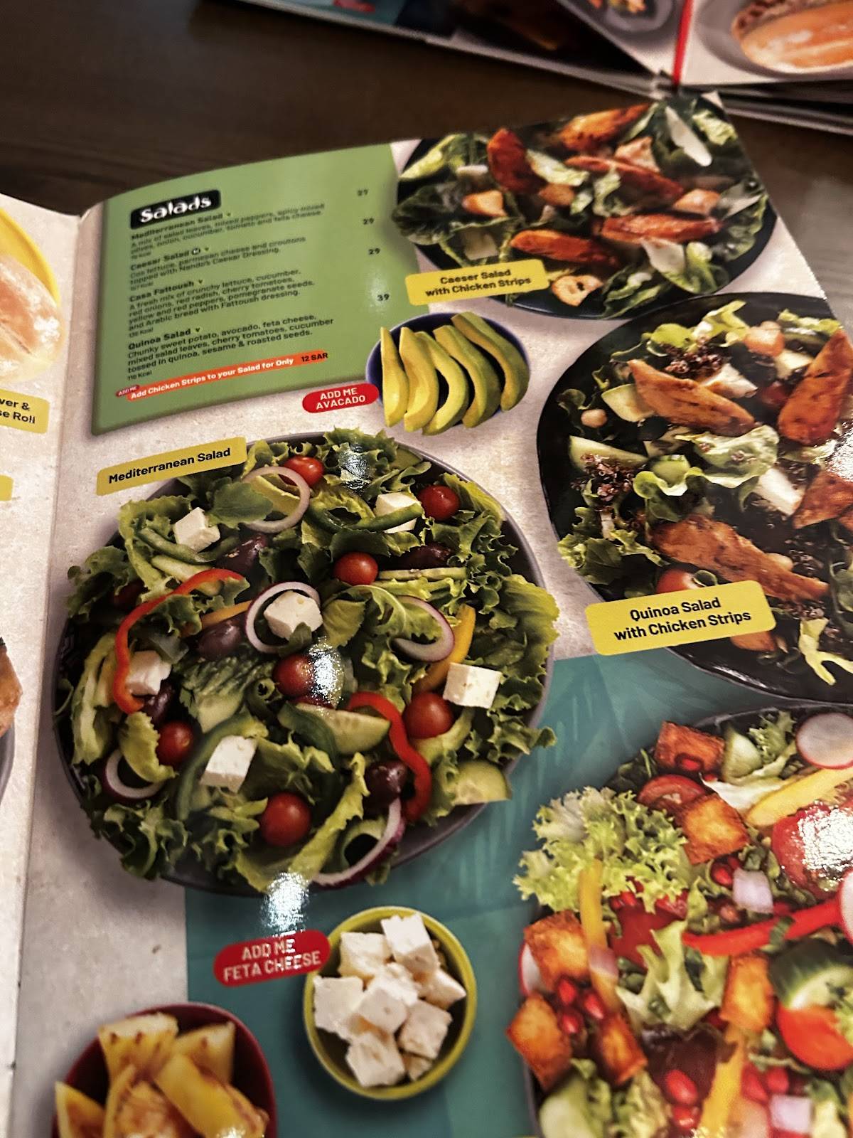 Nando's Wadi Riyadh меню