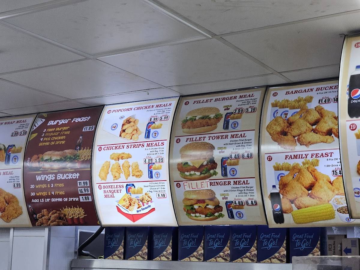 New Favourite chicken меню