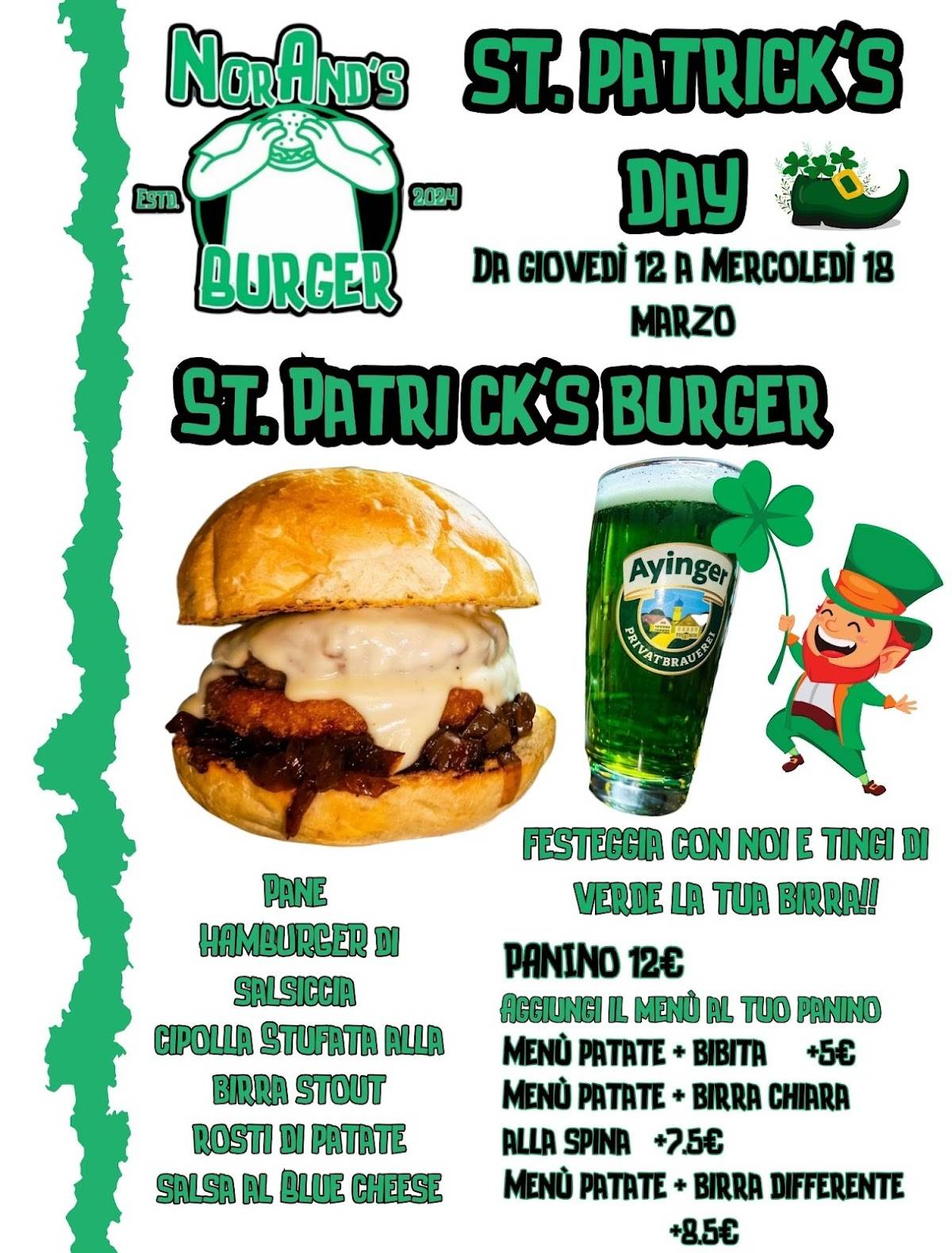 NorAnd's Burger меню