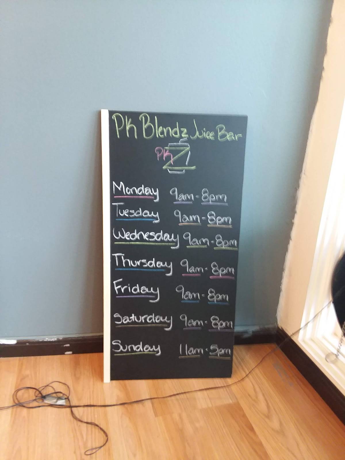 PK Blendz Juice Bar меню