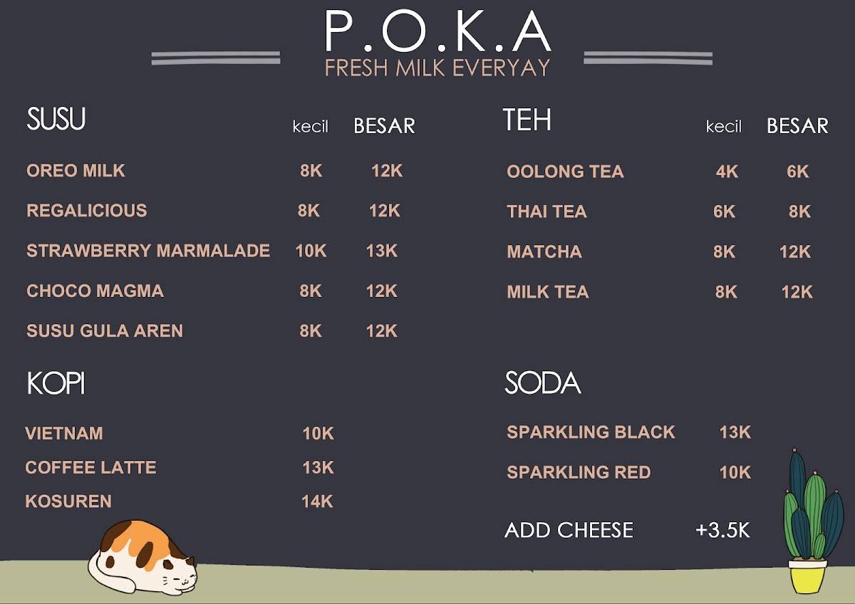 POKA Rice Box меню