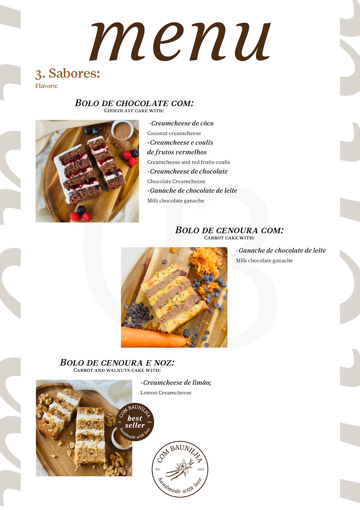 Padaria Central de Ribamar меню