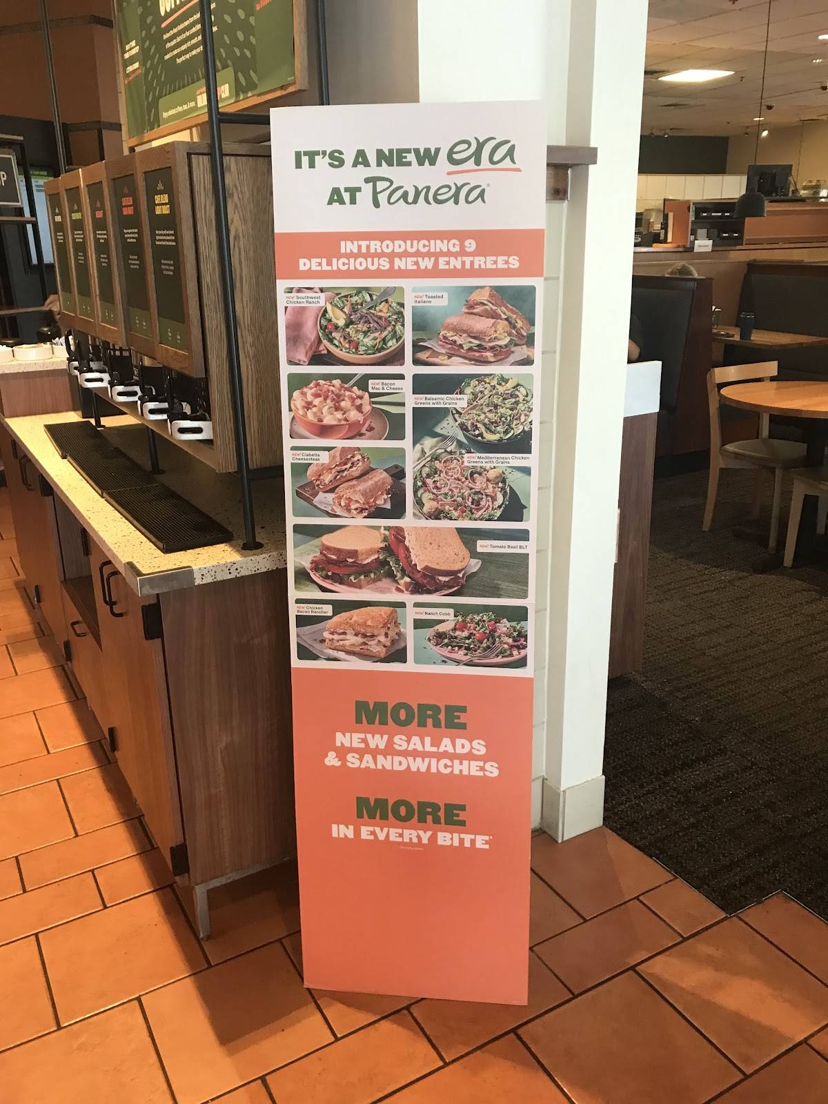 Panera Bread меню