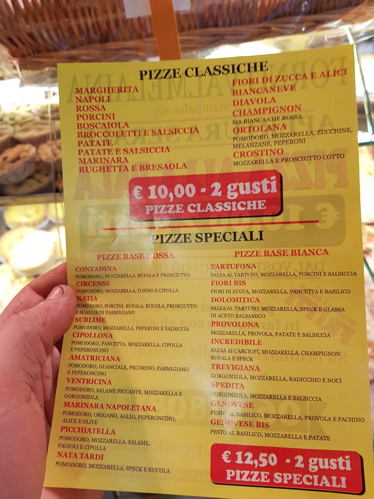 Panificio Val Melaina di Nicosanti меню