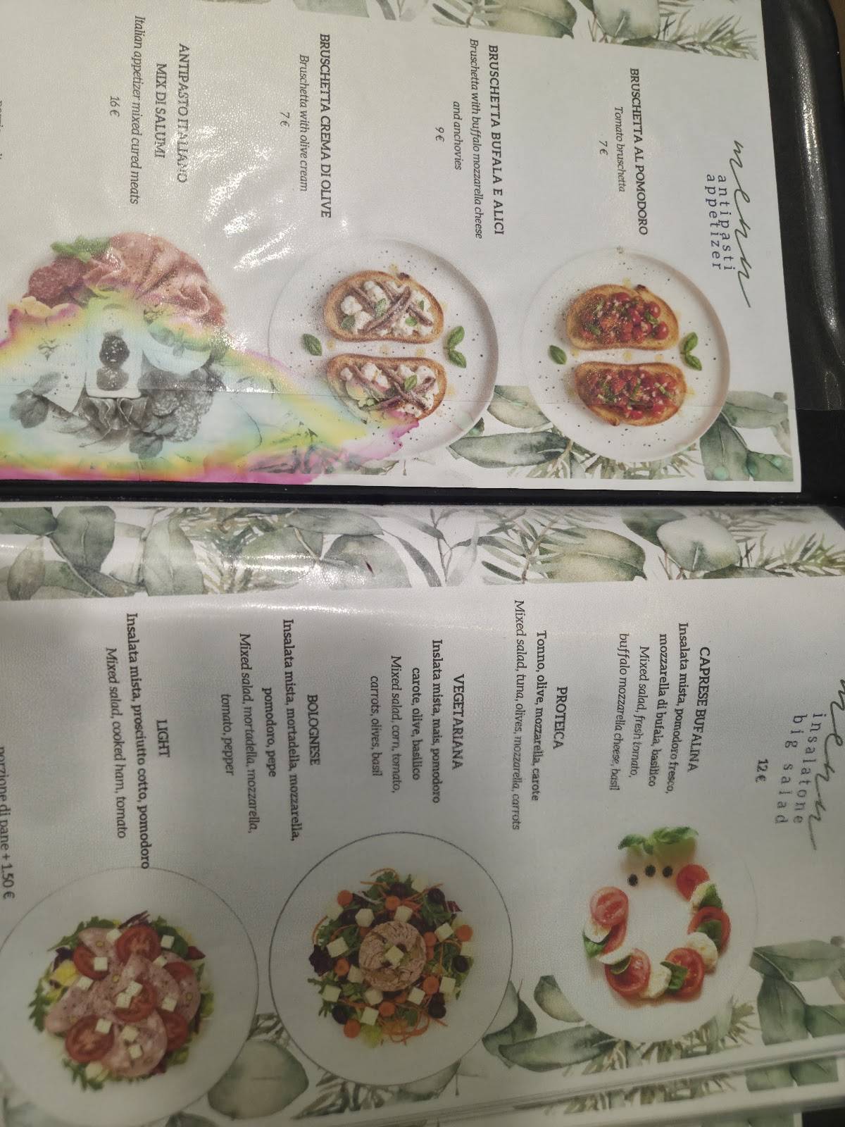 Pausa Ristorazione меню