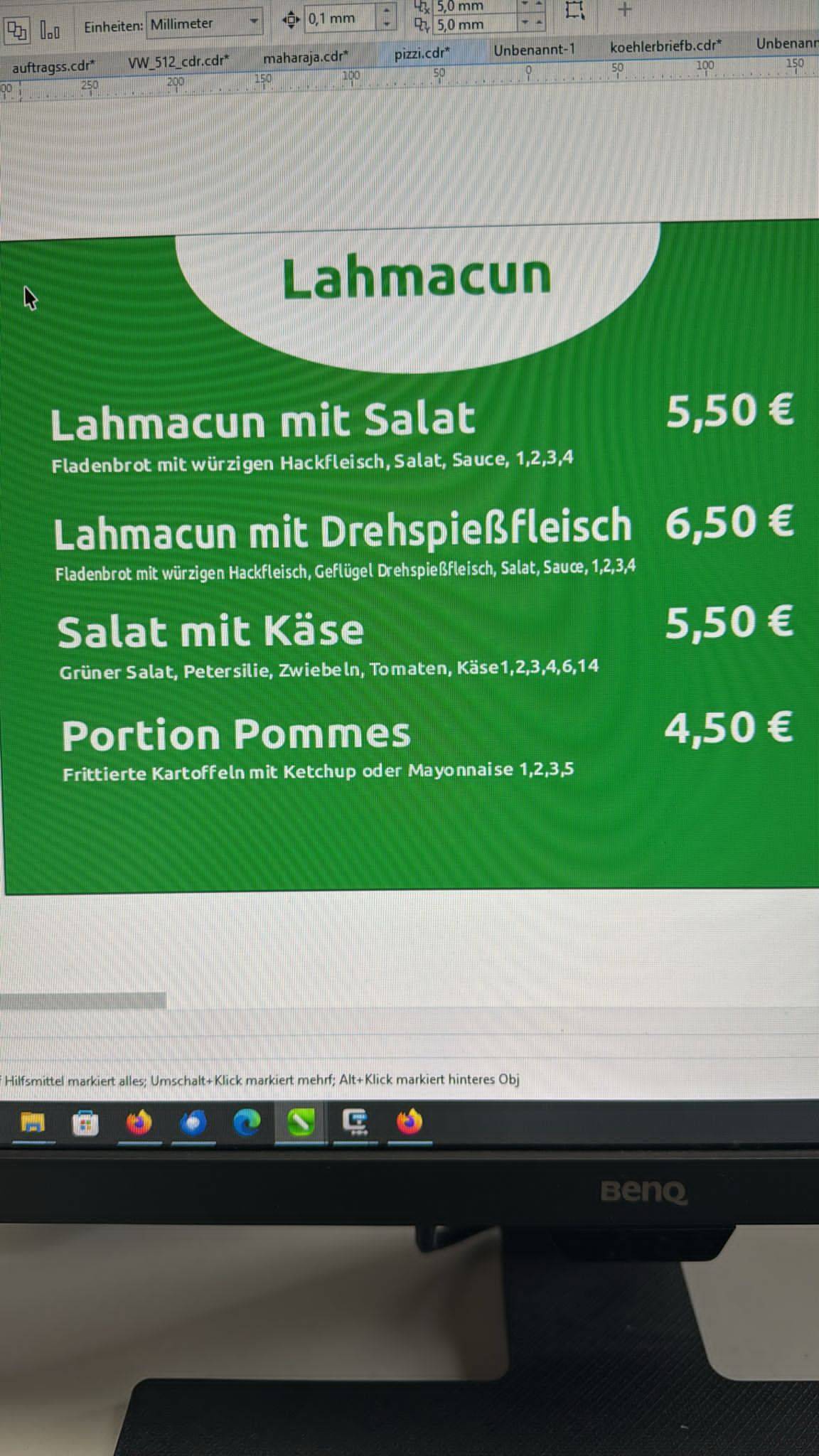 Pazzi Per Pizza,kebab меню