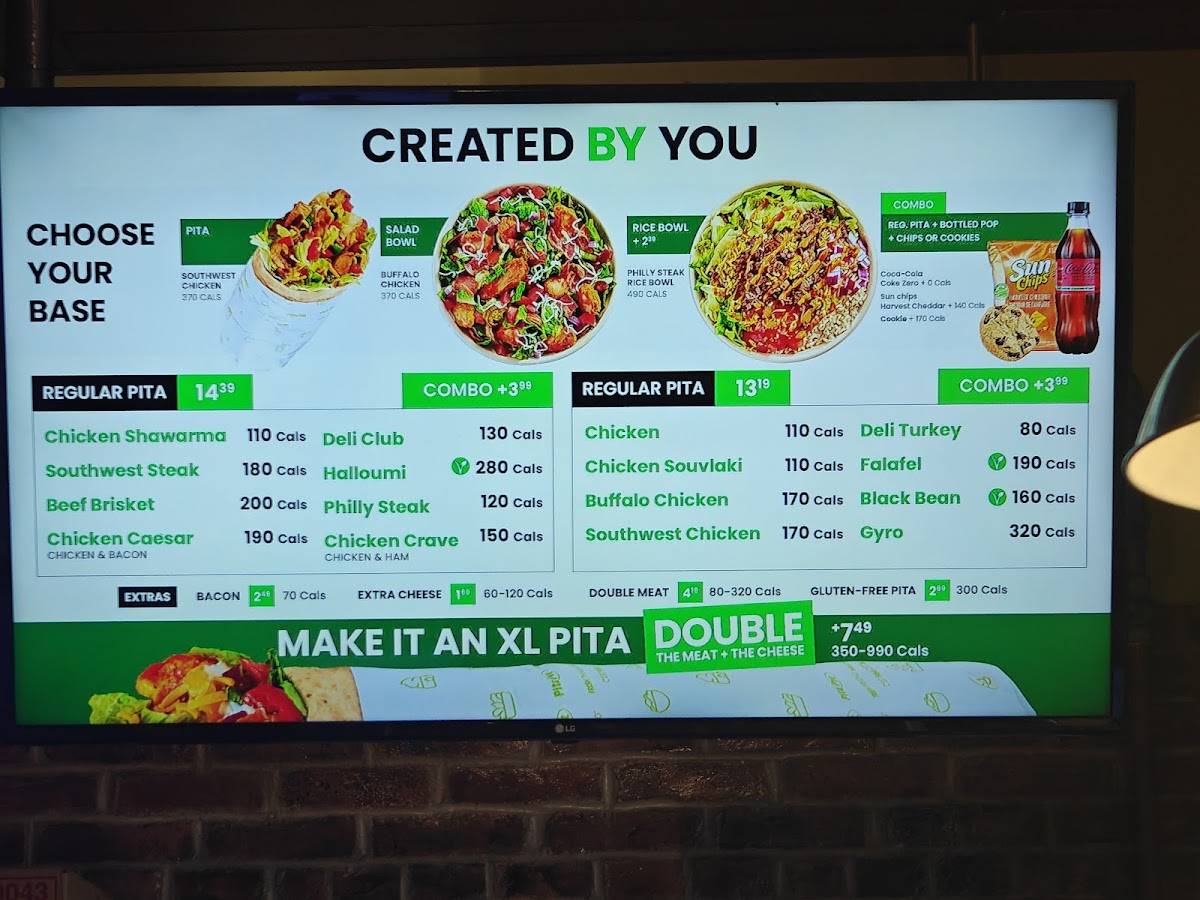 Pita Pit меню