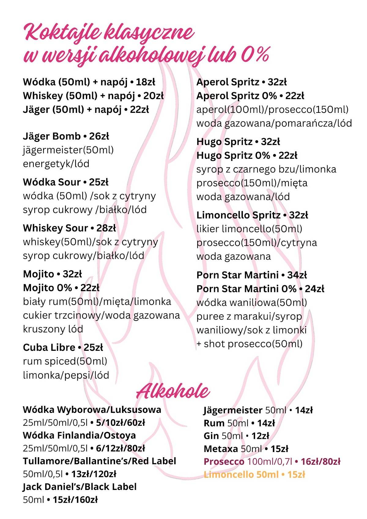 Pitaya RESTOBAR меню