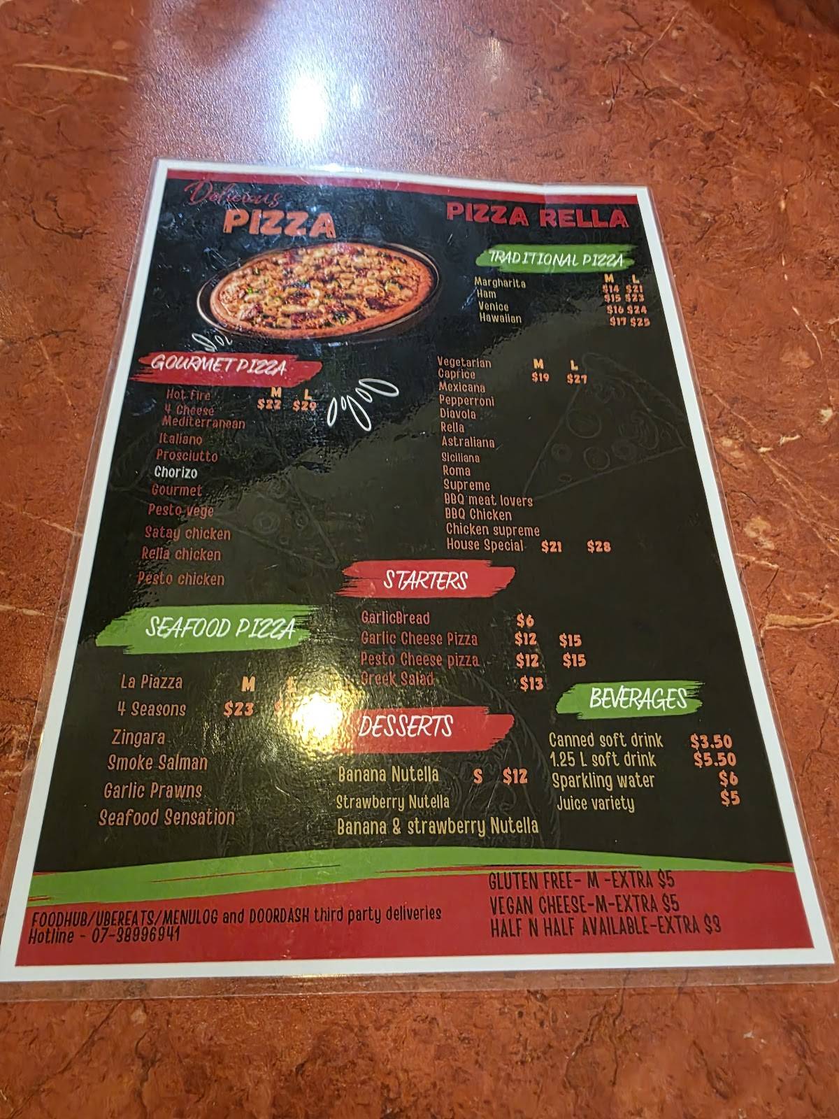 Pizza Rella Annerley меню