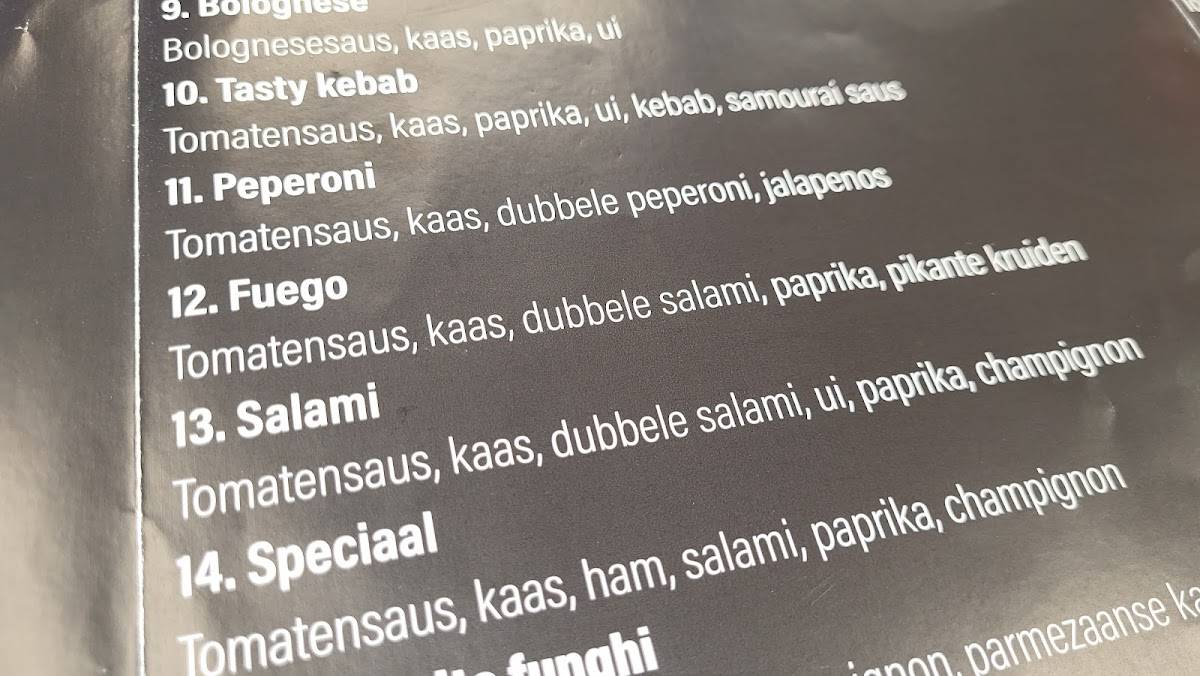 Pizzeria DA Romy меню