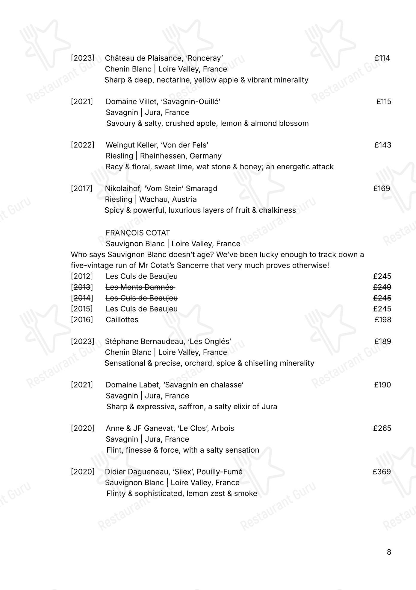 Portland в Лондоне - At Home Catering Menu