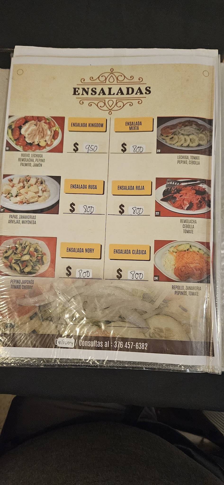 Restaurant King-dom меню