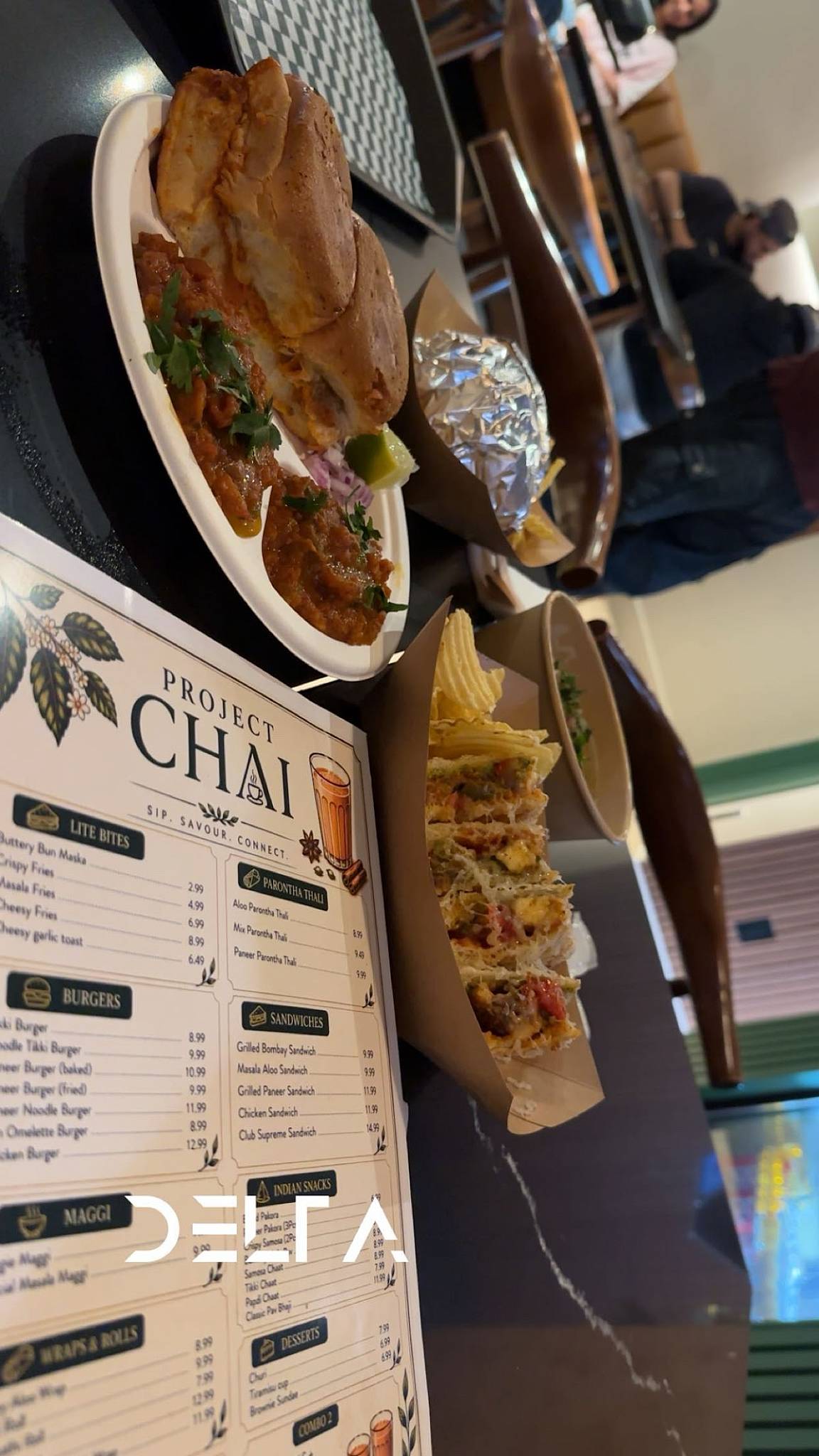 Project Chai меню