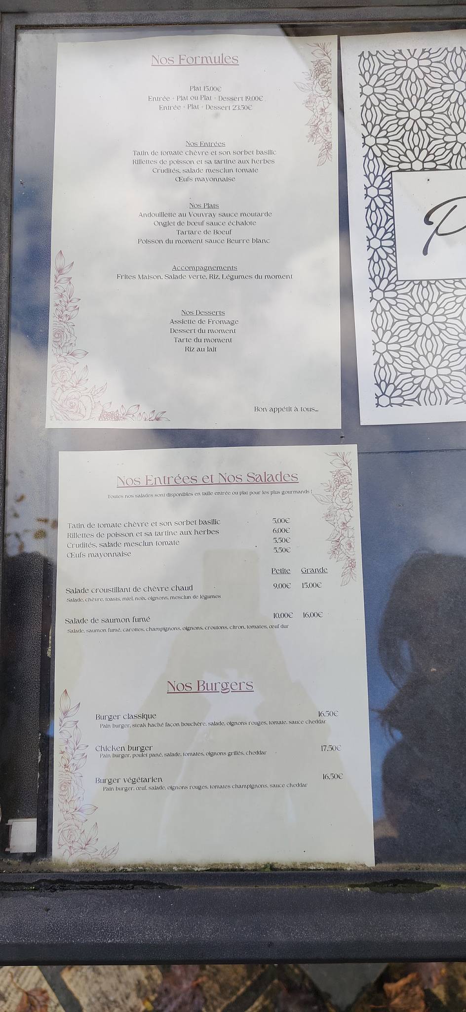 RESTAURANT PERNELLE меню