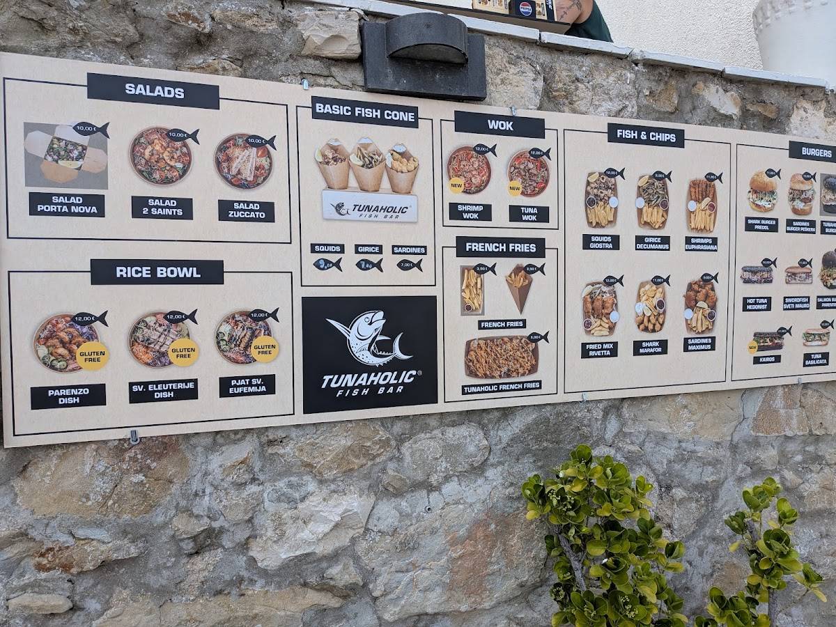 Tunaholic Fish Bar меню