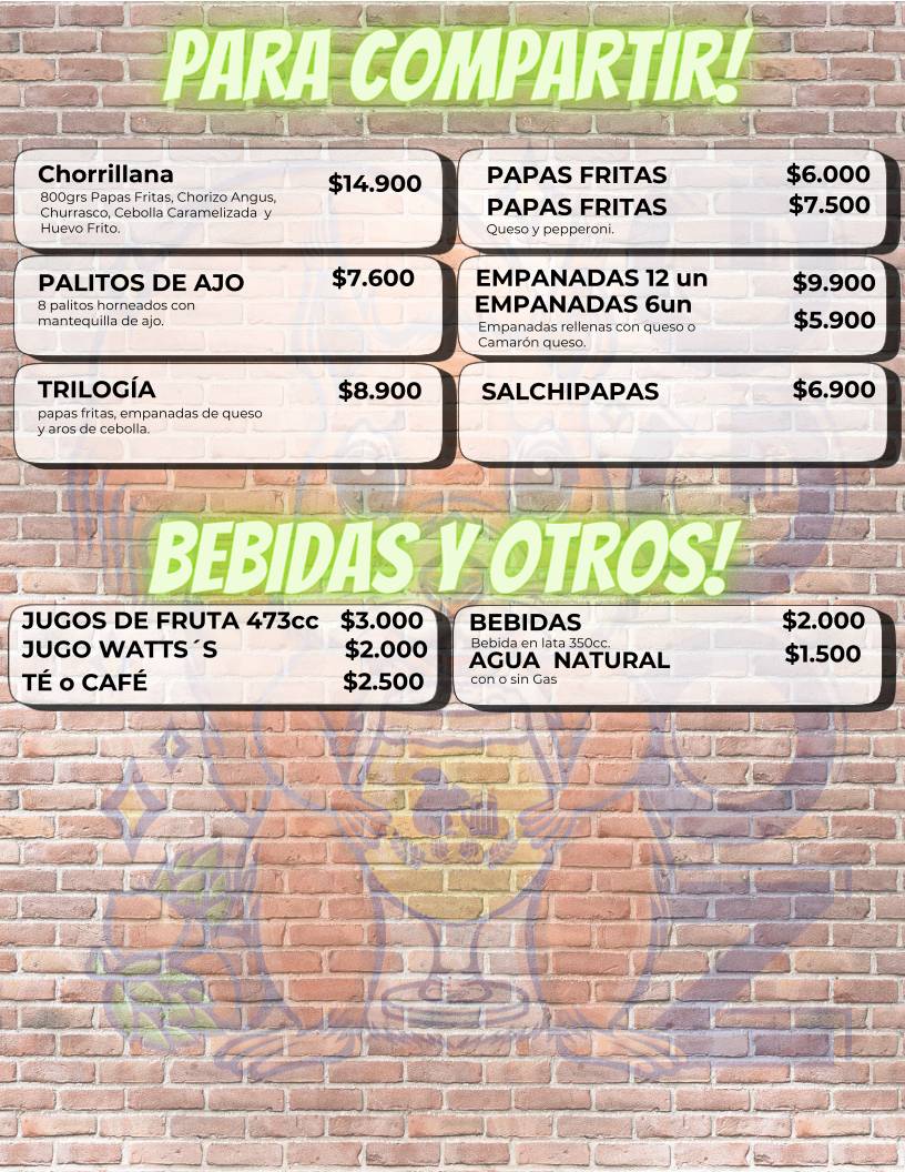 Taberna Nogg меню