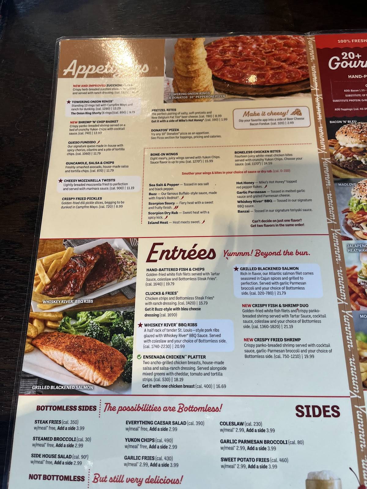 Red Robin Gourmet Burgers and Brews меню