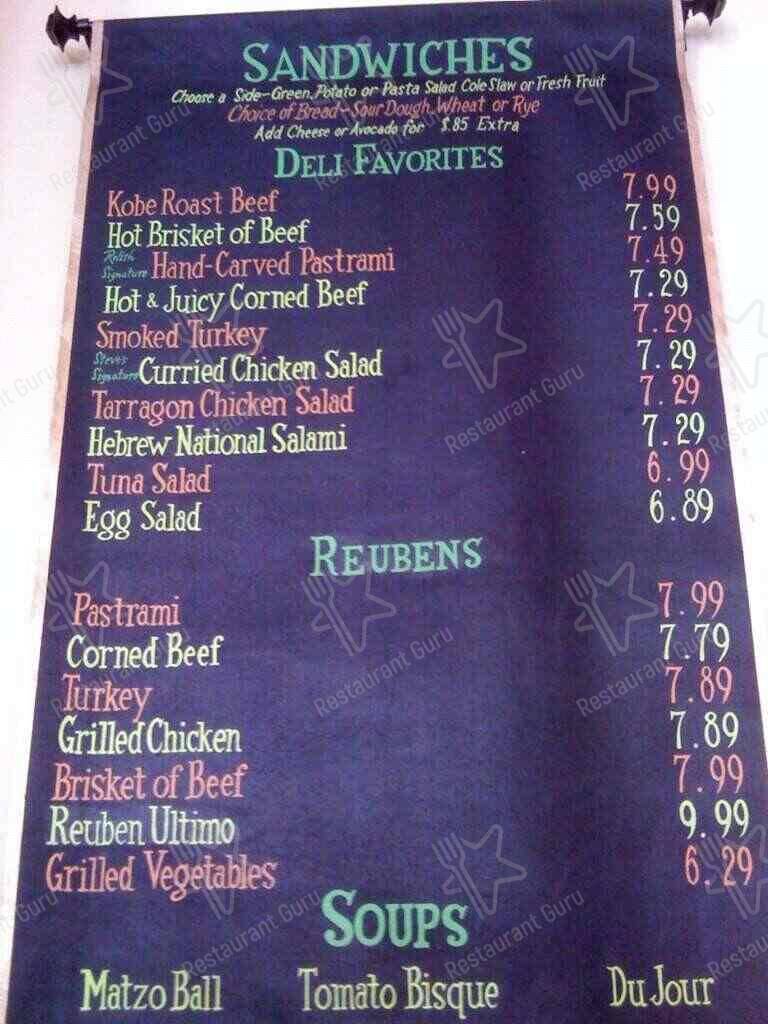 Relish меню