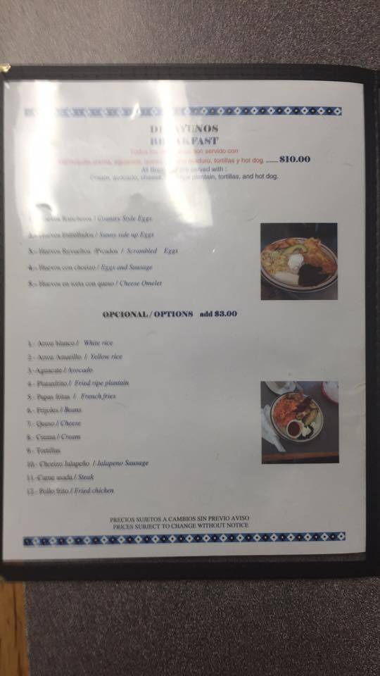 Andrea C’s Restaurant меню