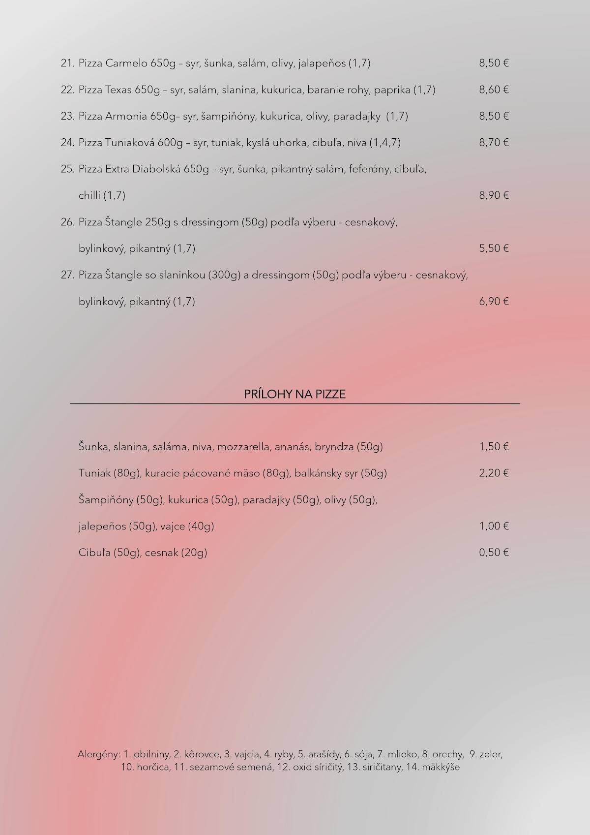 Café & Restaurant Saima меню
