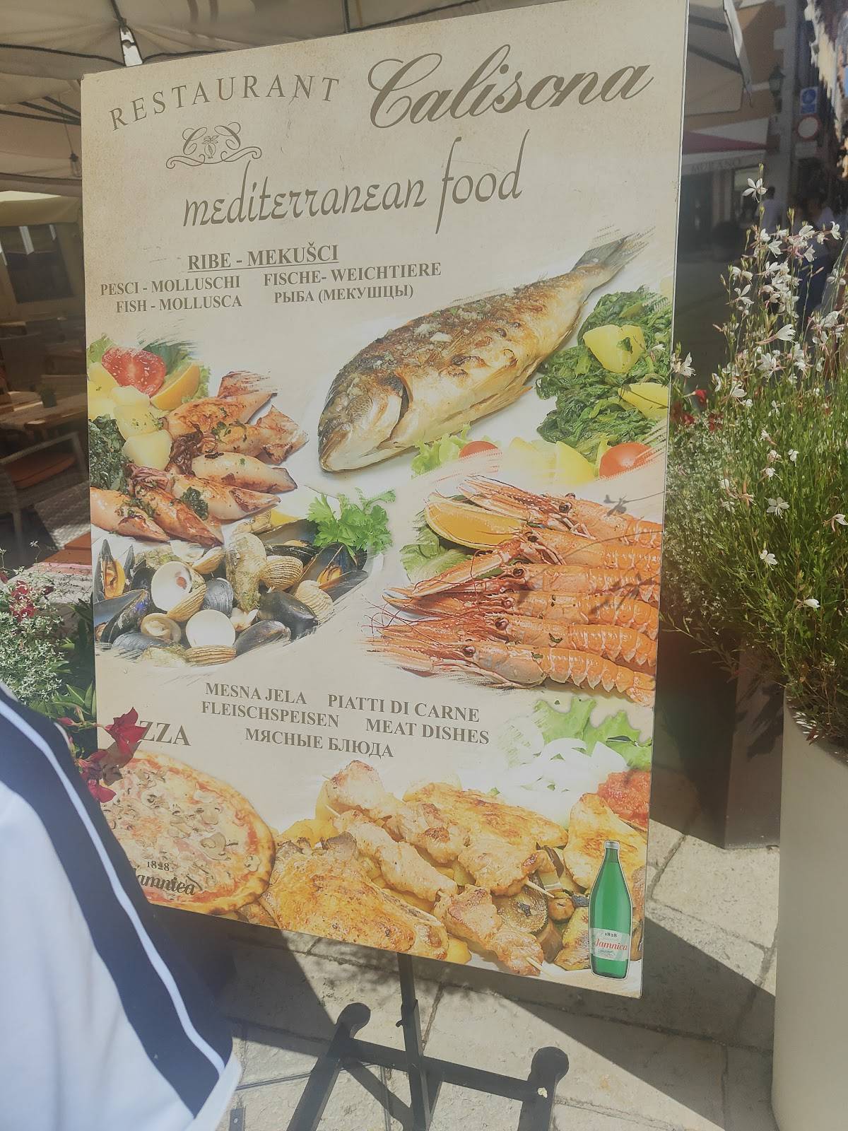 Restaurant Calisona меню