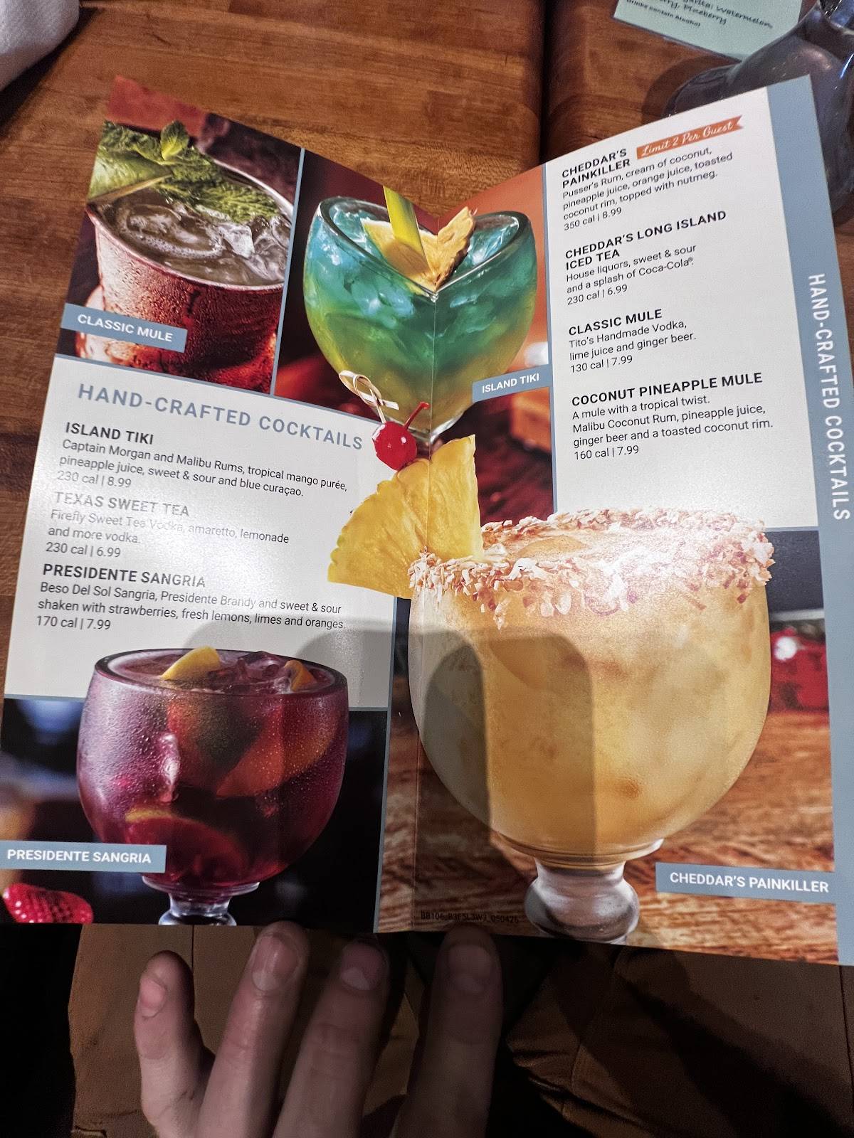 Cheddar's Scratch Kitchen меню