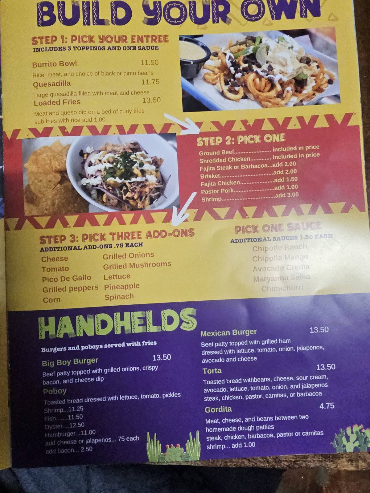 CoCo's Mexican Grill меню