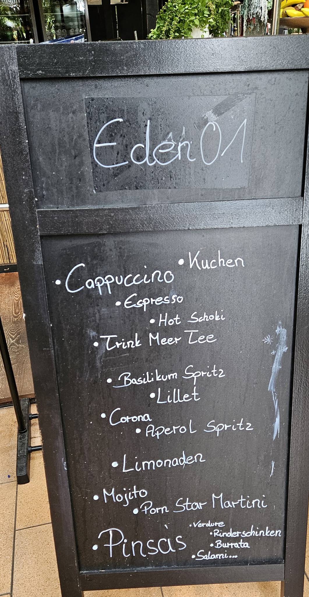 Eden01 меню