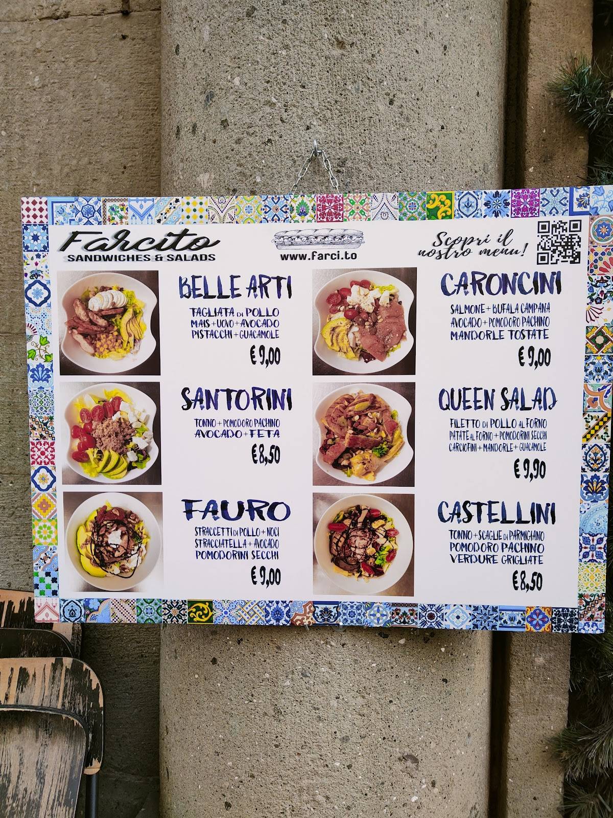 Farcito Sandwiches & Salads меню