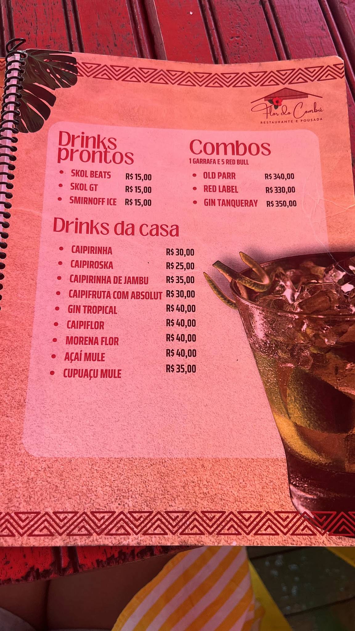 Flor do Combú меню