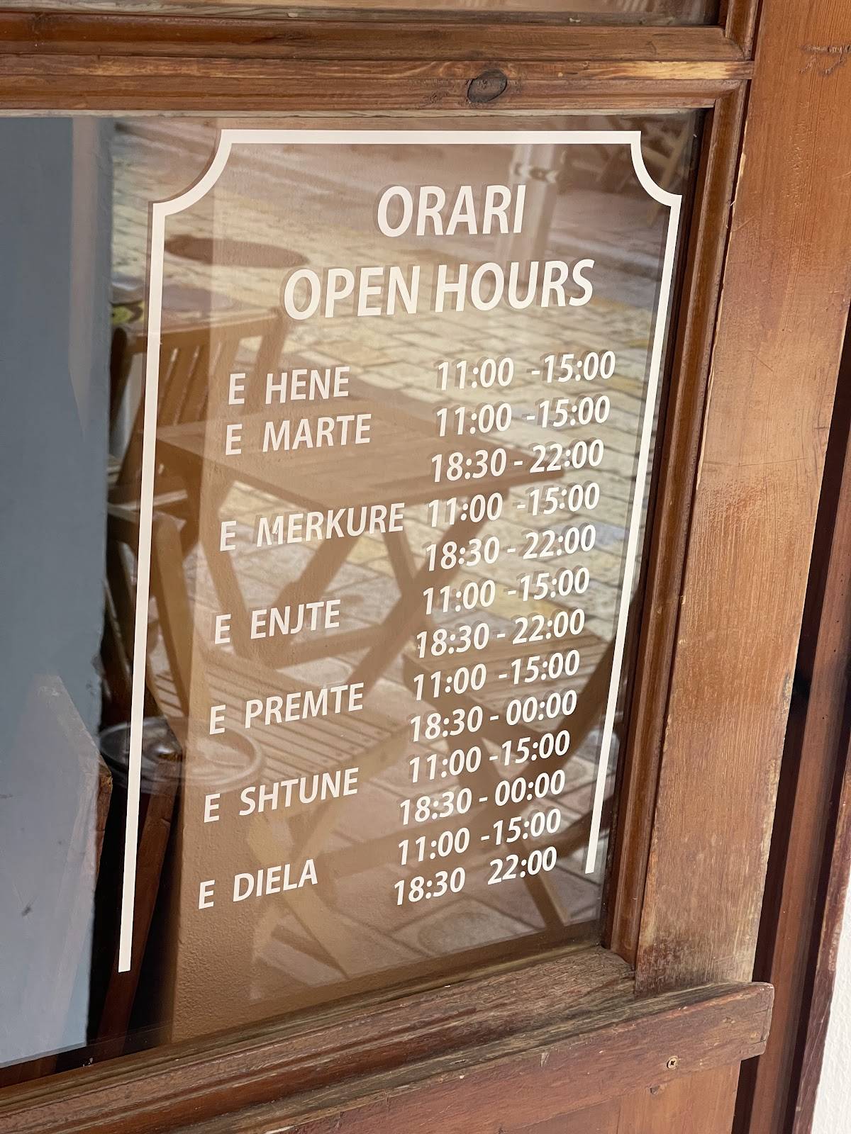 Focacceria In Scutari меню