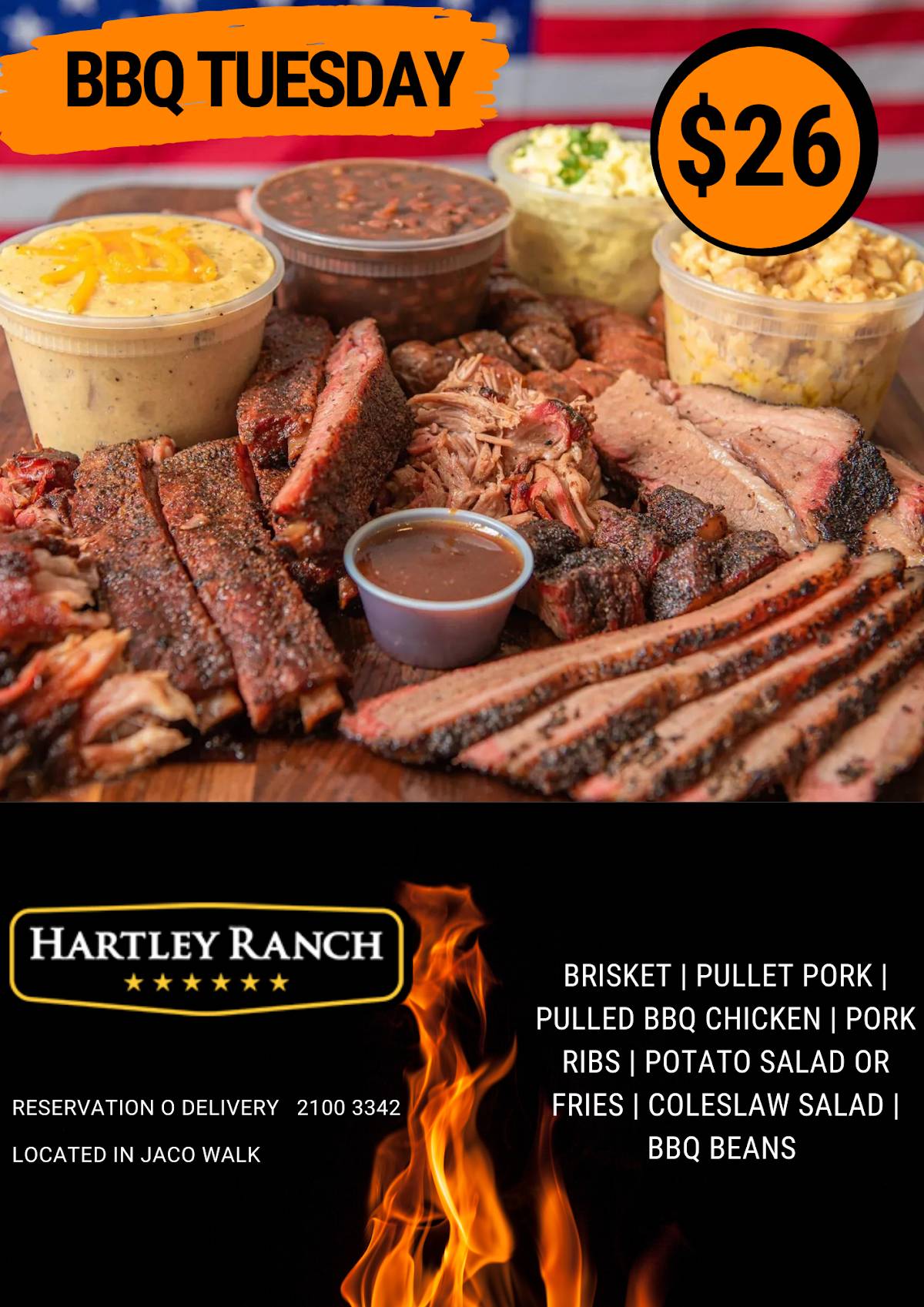 Hartley Ranch Restaurant меню