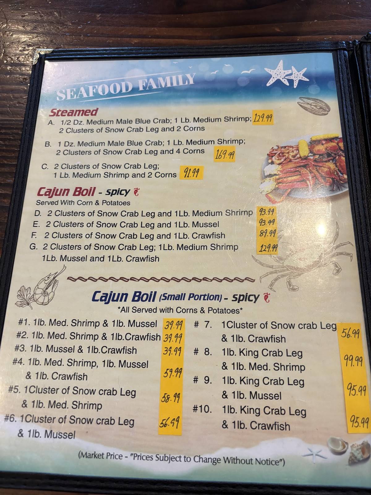 JC Crab House меню