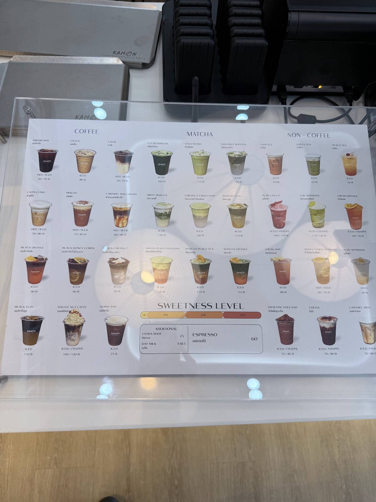 Kamon Coffee меню