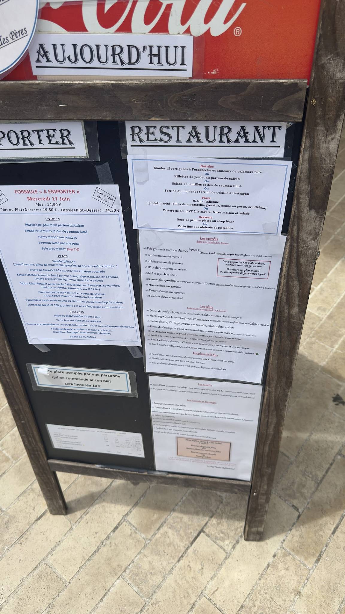 Restaurant La Ripaille меню
