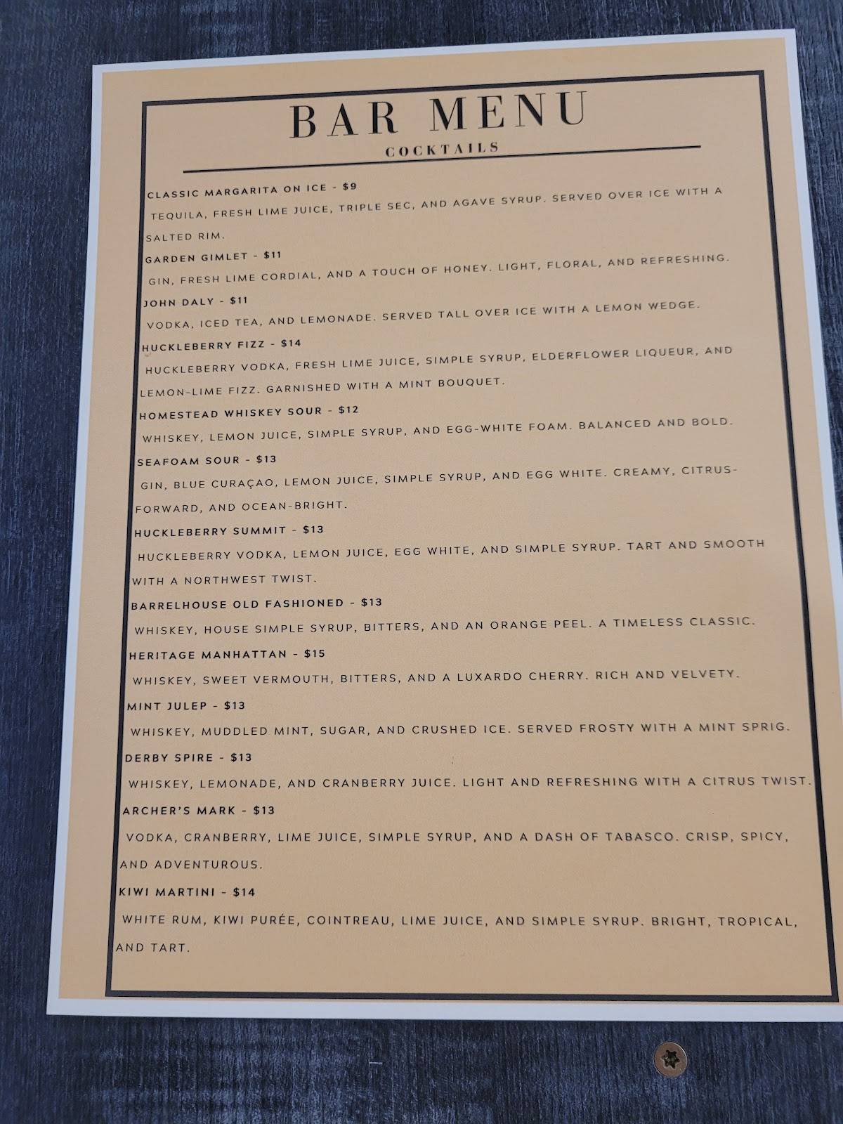 Local Flavors меню