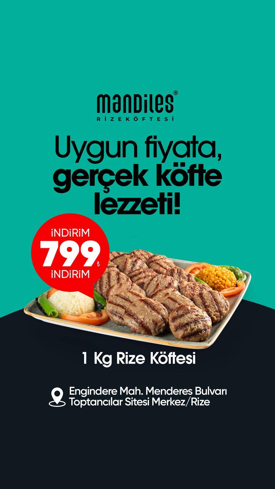 Mandiles Rize Köftecisi меню