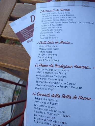 Da Nonna Maria San Giovanni меню