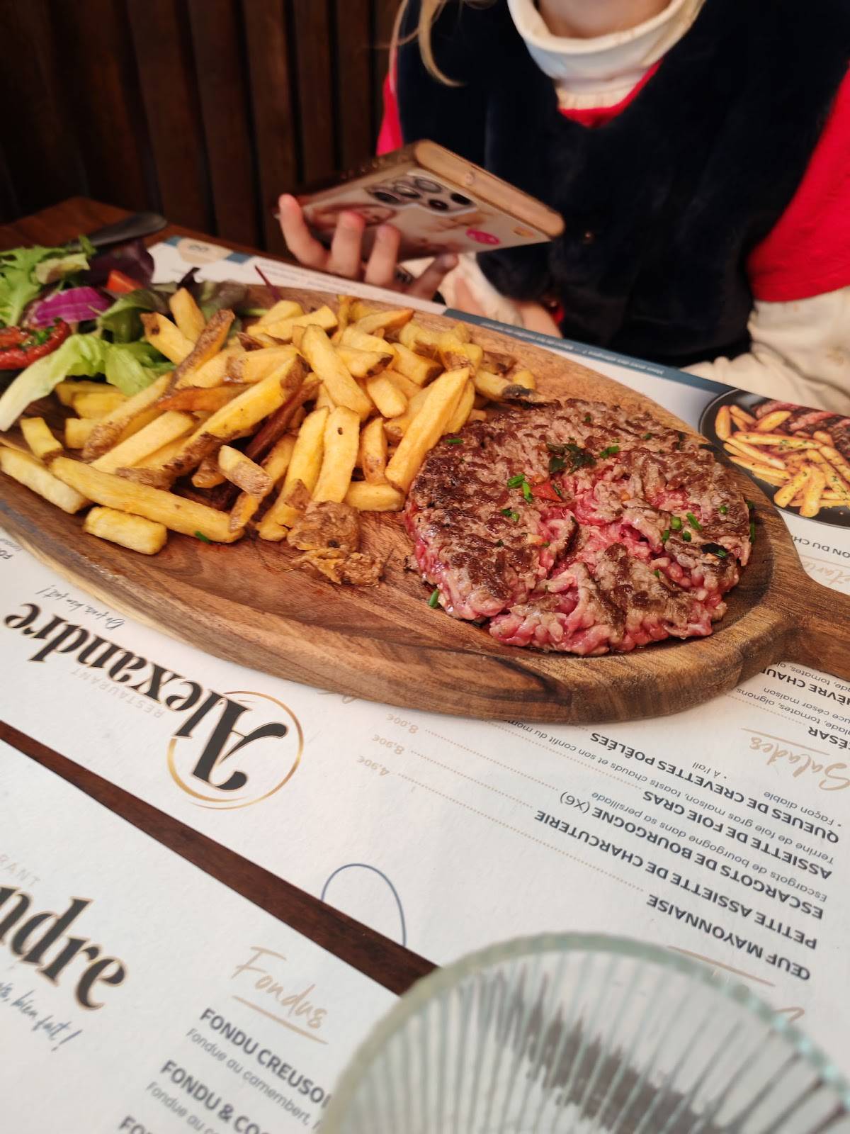 Restaurant Alexandre меню