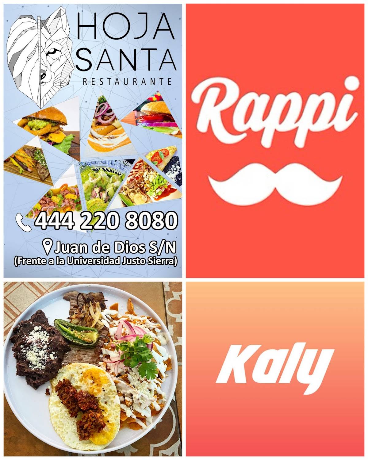 Restaurante Hoja Santa меню