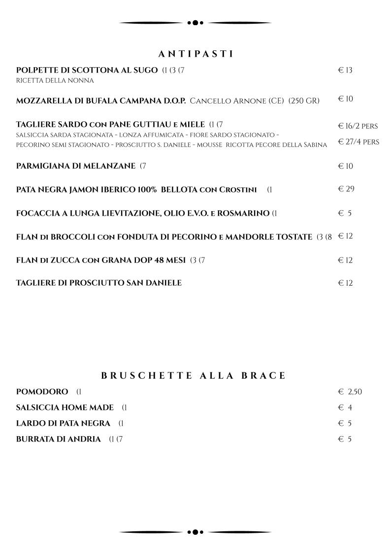 Ristorante Vaca Loca меню