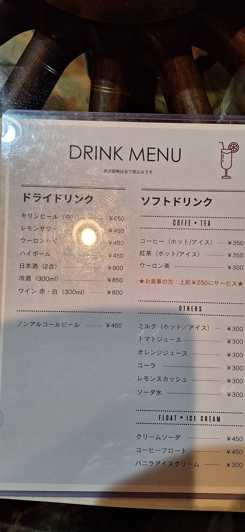 Restaurant Rouge меню