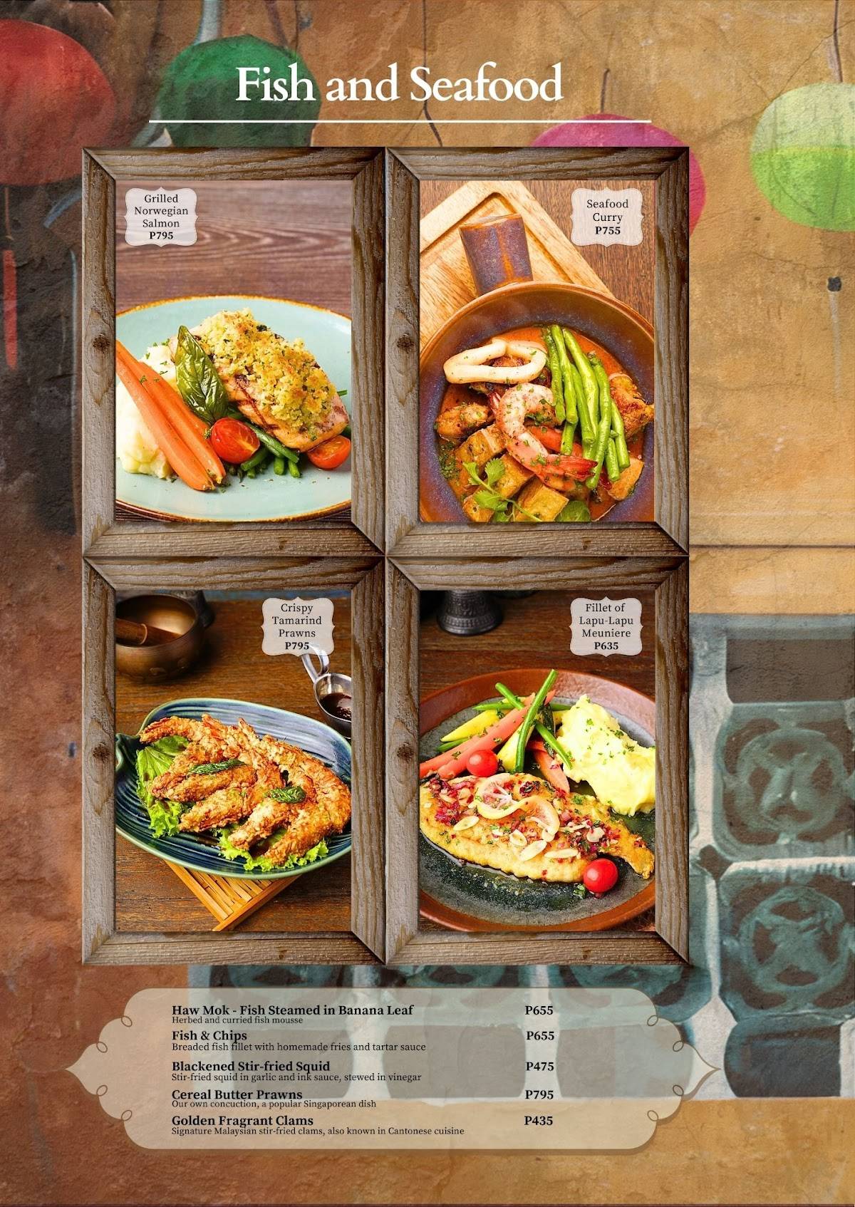 Rustika Asian Urban Kitchen- Vista Mall Santa Rosa, Laguna меню