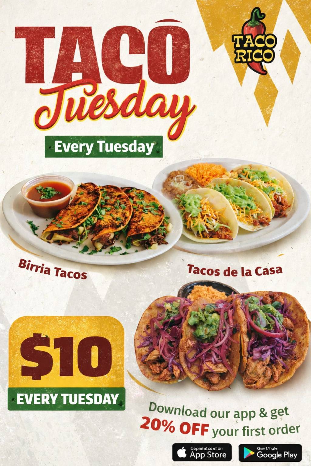 Taco Rico Pinecrest меню