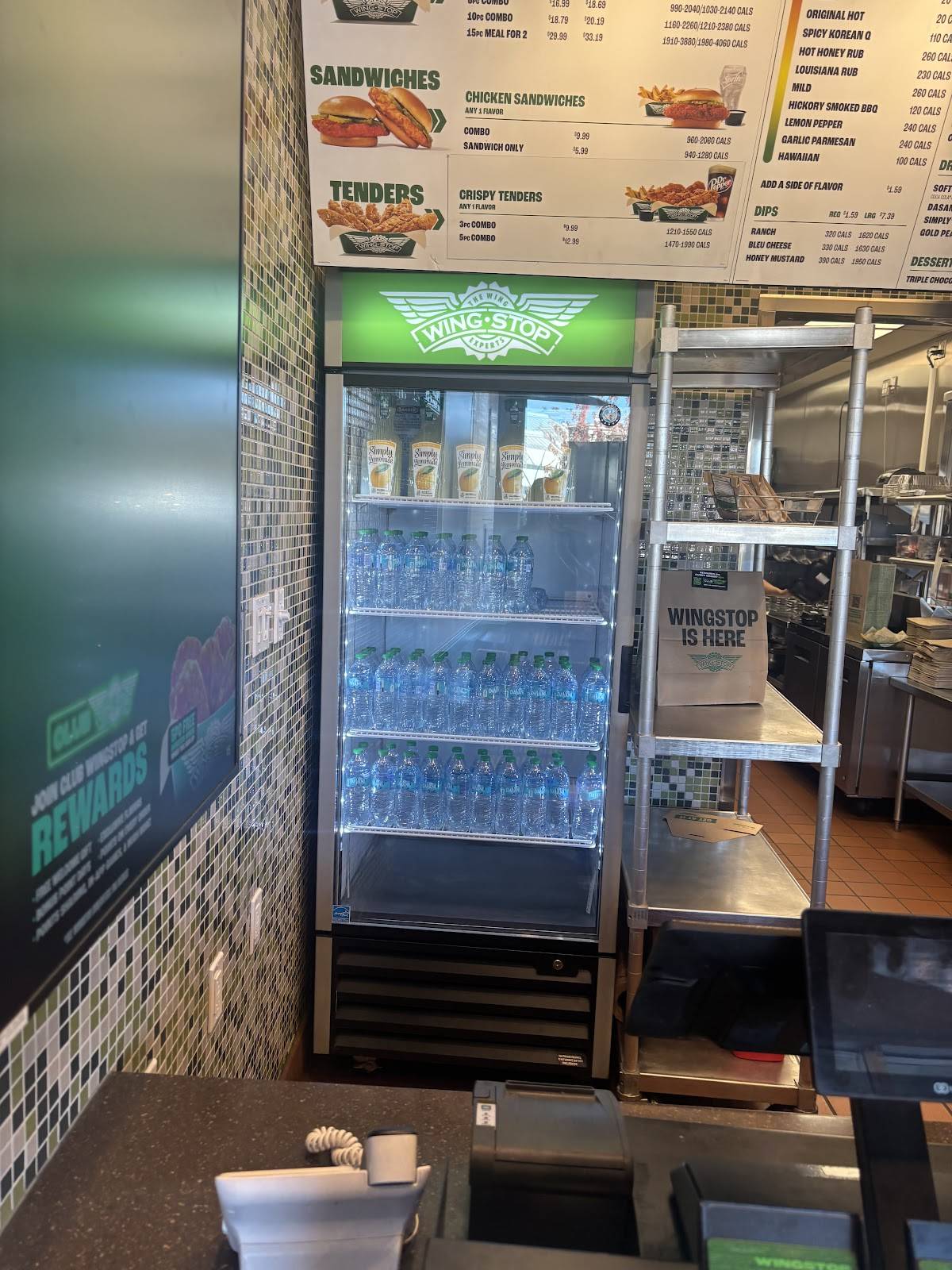 Wingstop меню