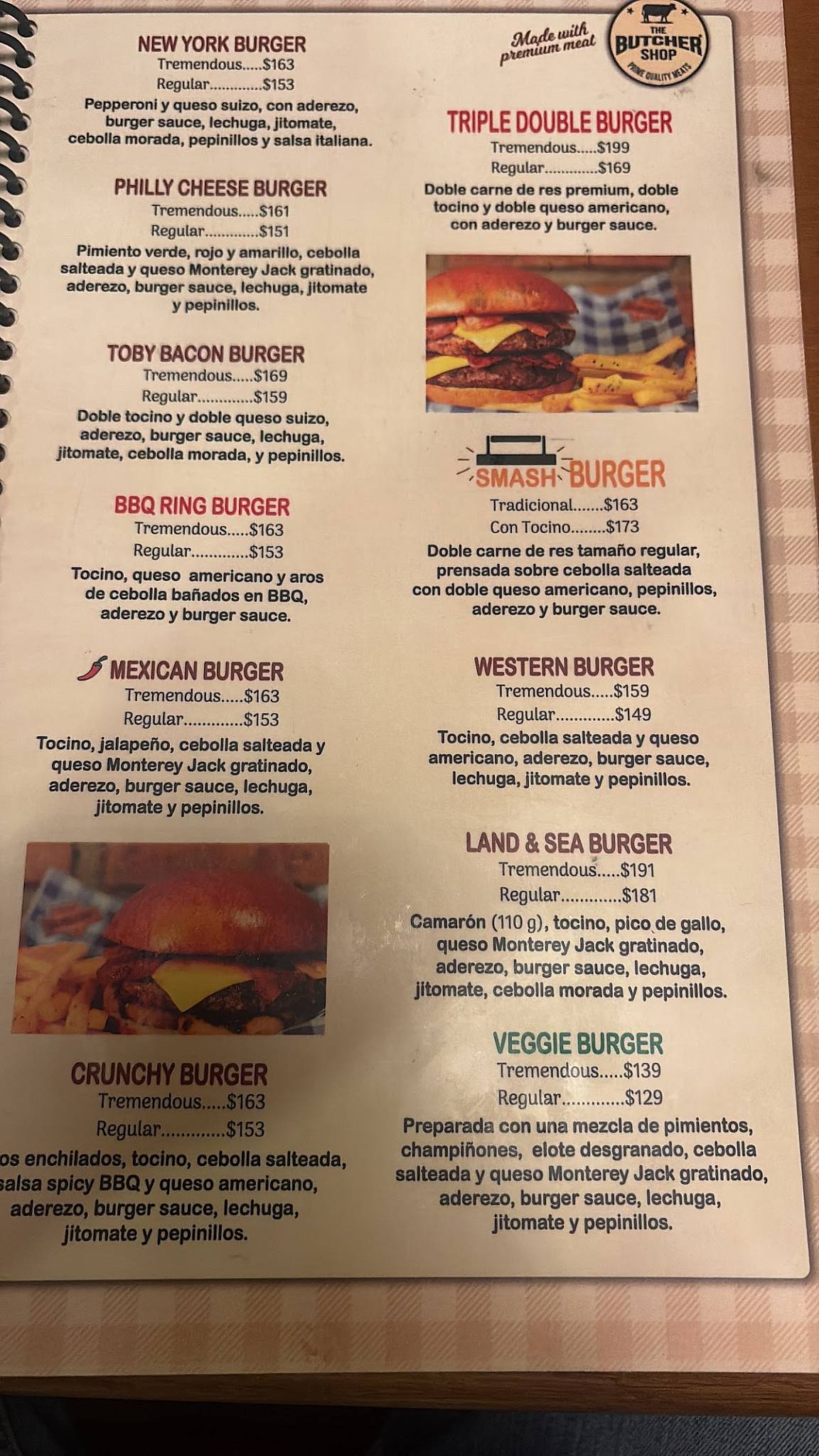Restaurante Countrybreak Trojes меню