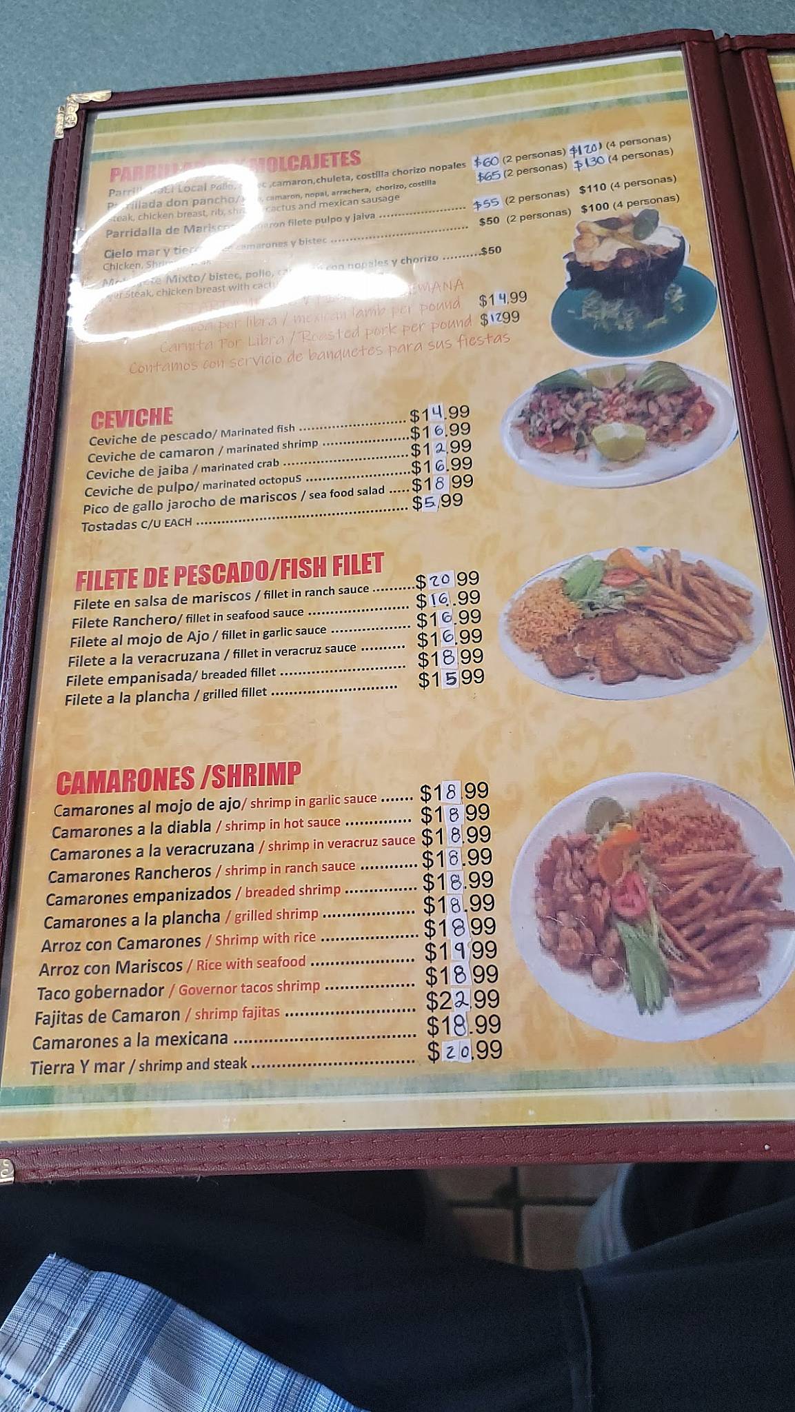 Restaurante el Local меню